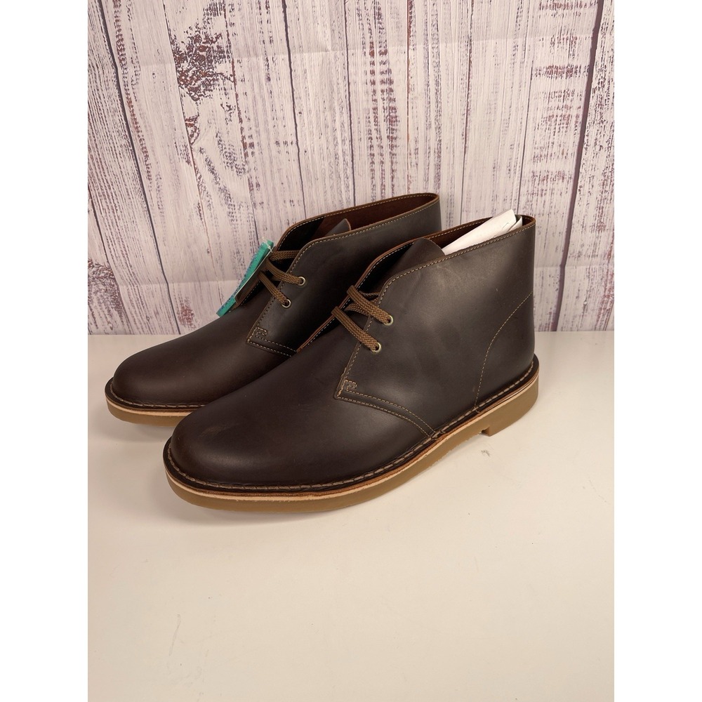 Clarks Bushacre 2 Men's 11.5Brown Beeswax Leather Chukka Desert Ankle 15522